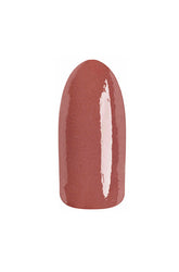 Muted brown color swatch of EzFlow TruGEL Tattle Tale on an artificial nail